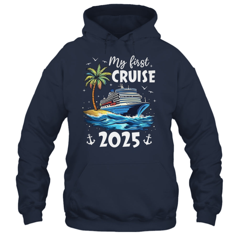 My First Cruise 2025 Funny First Time Cruise Vacation 2025 Shirt & Tank Top | teecentury