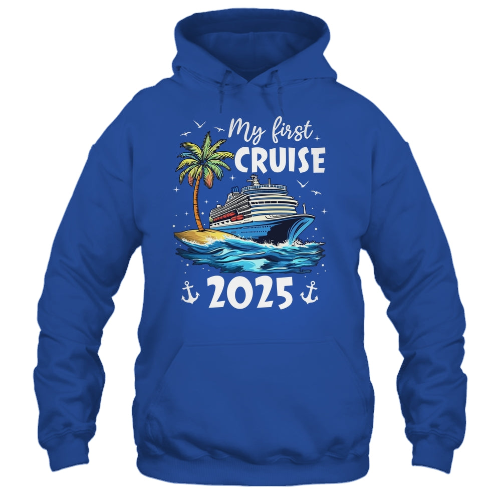 My First Cruise 2025 Funny First Time Cruise Vacation 2025 Shirt & Tank Top | teecentury