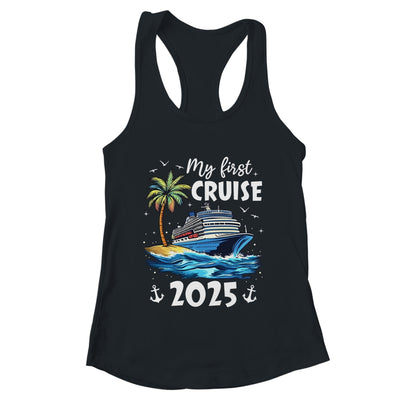 My First Cruise 2025 Funny First Time Cruise Vacation 2025 Shirt & Tank Top | teecentury