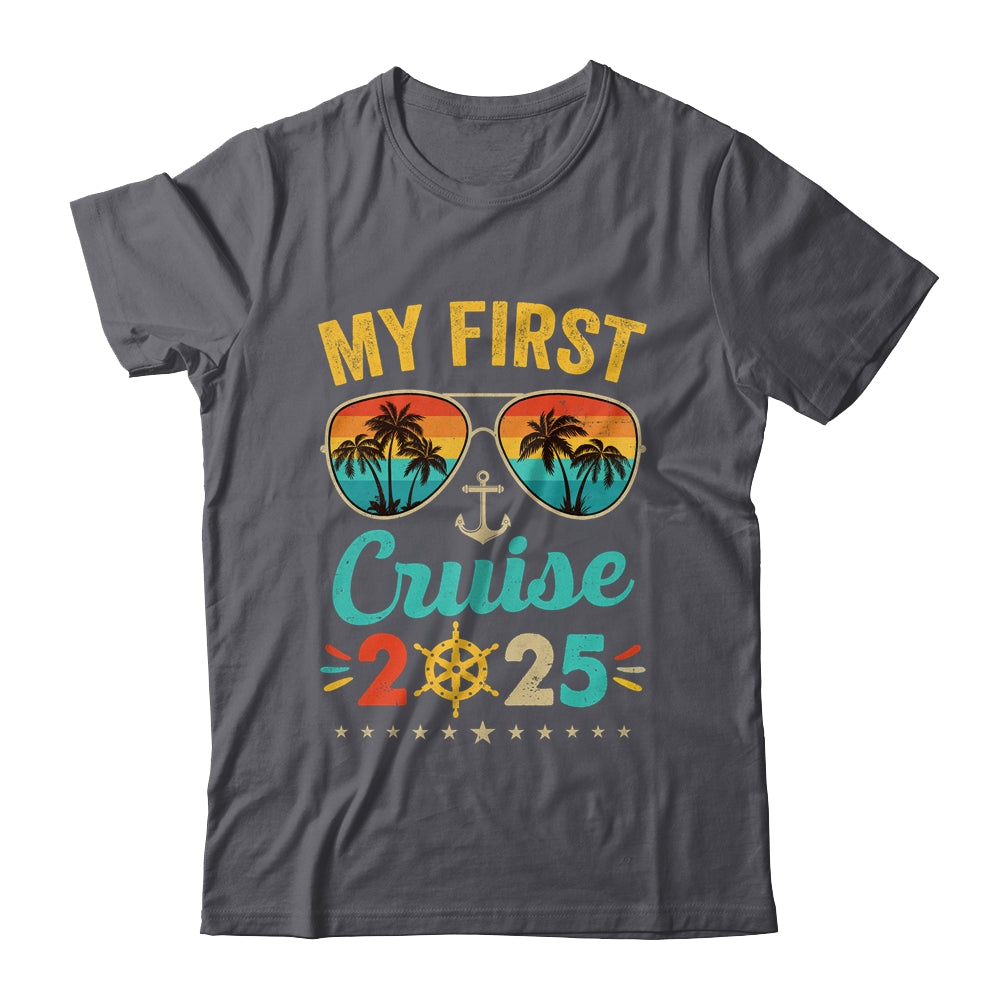 My First Cruise 2025 Tee Family Vacation Cruise Ship Travel Shirt & Tank Top | teecentury