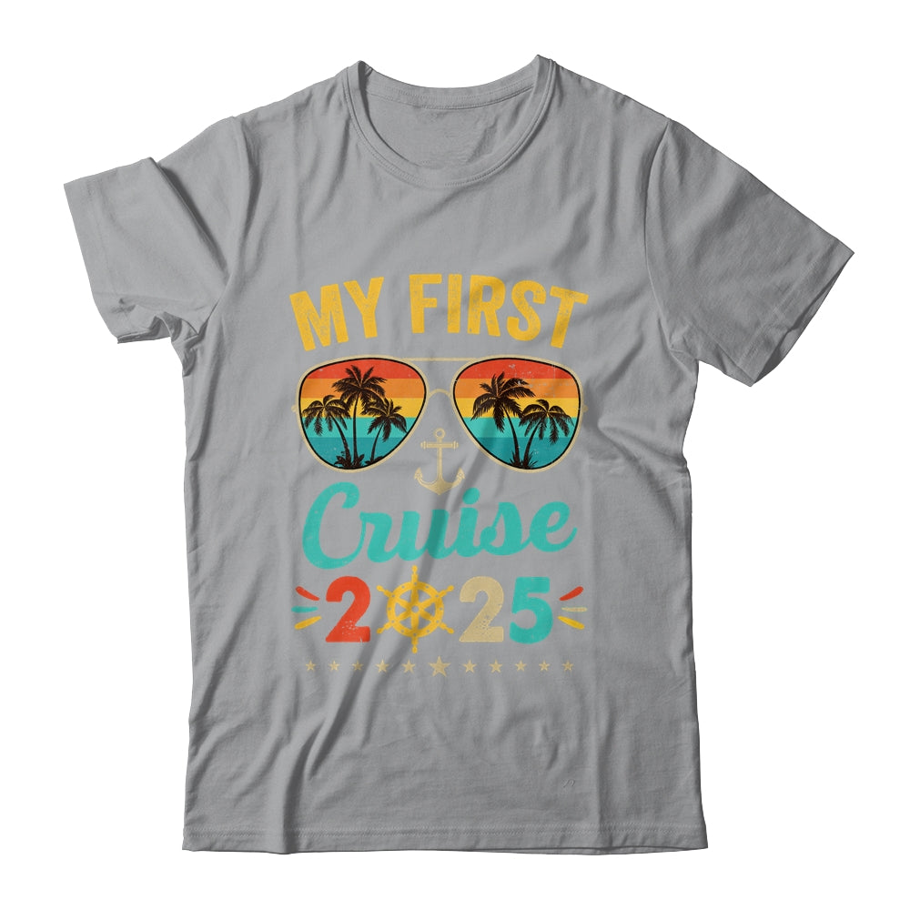 My First Cruise 2025 Tee Family Vacation Cruise Ship Travel Shirt & Tank Top | teecentury
