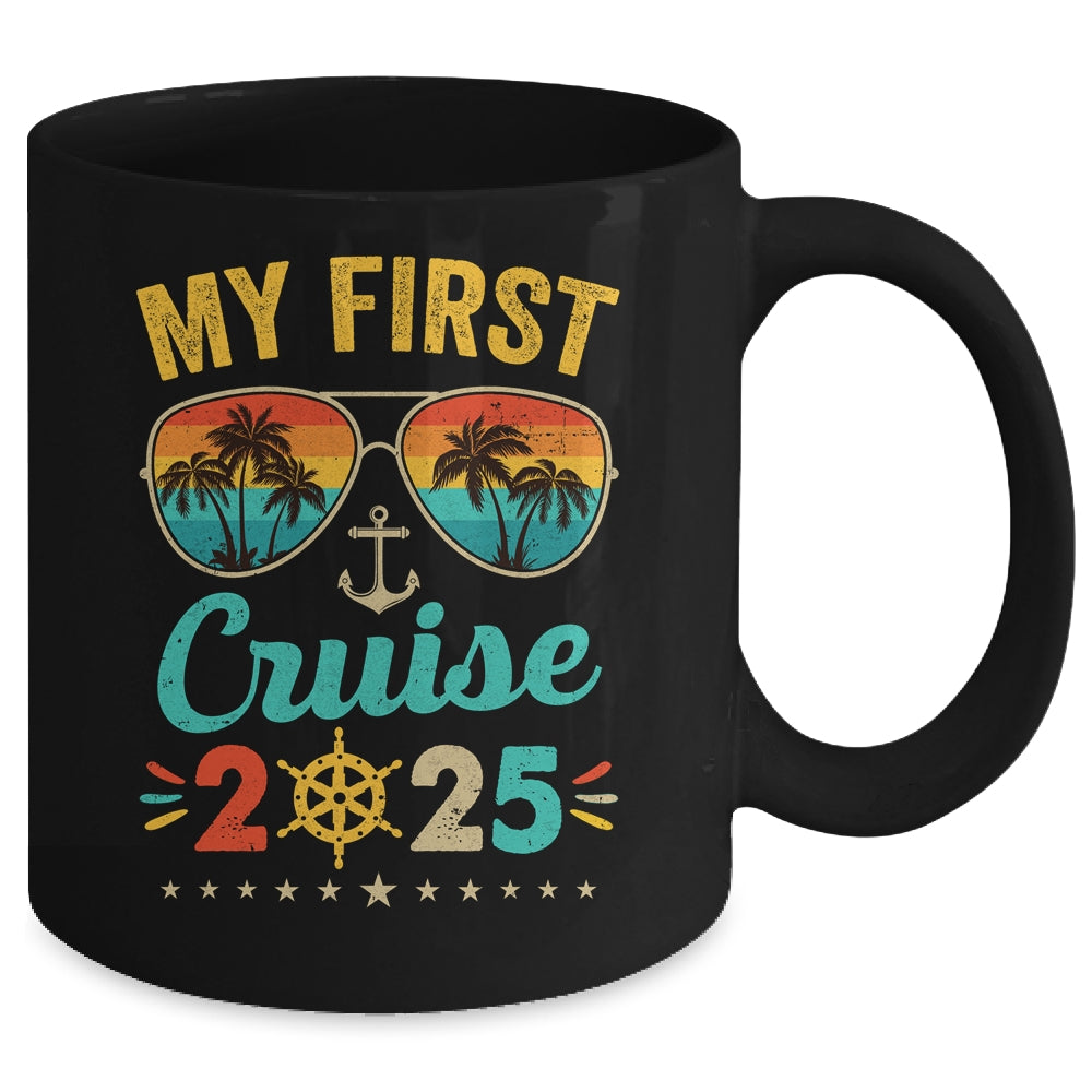 My First Cruise 2025 Tee Family Vacation Cruise Ship Travel Mug | teecentury