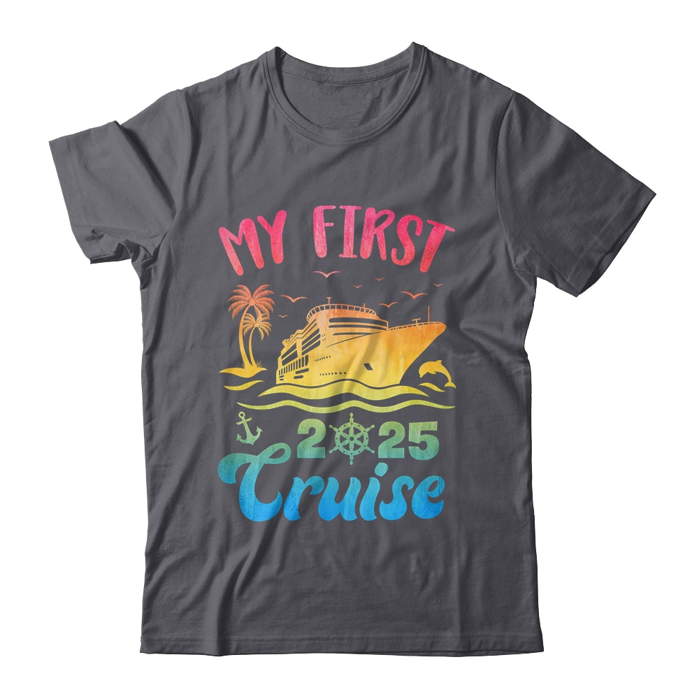 My First Cruise 2025 Vacation Matching Family Cruise Ship Shirt & Tank Top | teecentury