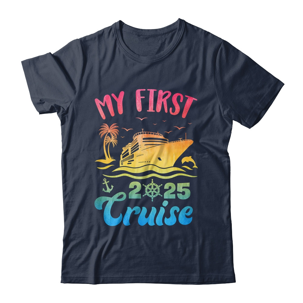 My First Cruise 2025 Vacation Matching Family Cruise Ship Shirt & Tank Top | teecentury
