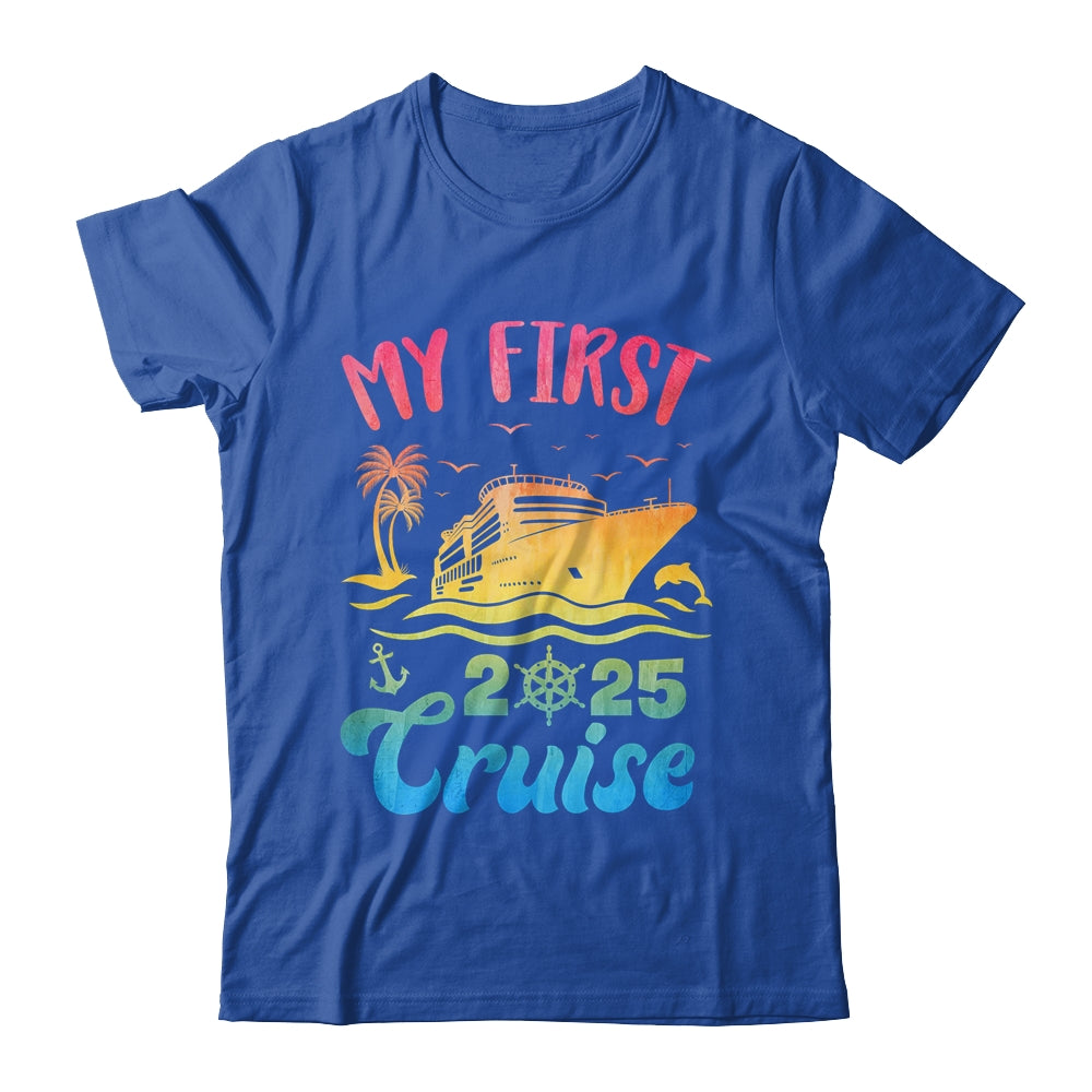My First Cruise 2025 Vacation Matching Family Cruise Ship Shirt & Tank Top | teecentury