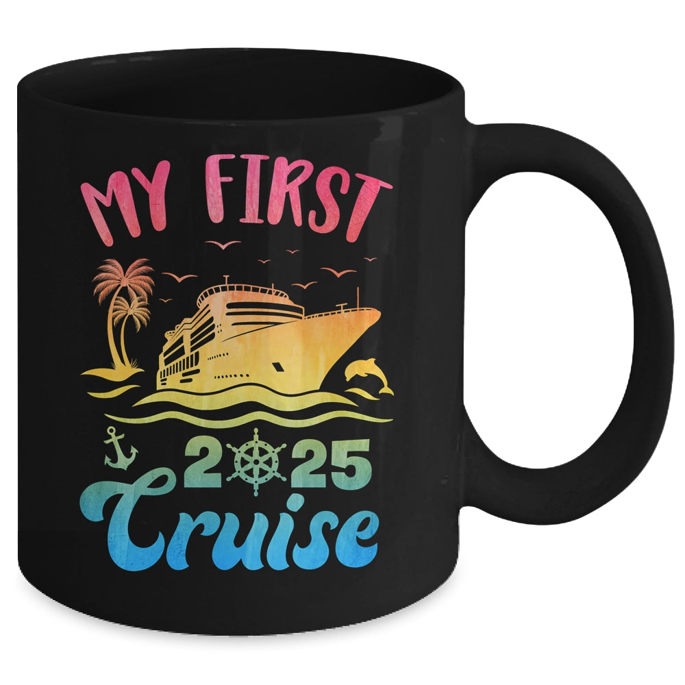 My First Cruise 2025 Vacation Matching Family Cruise Ship Mug | teecentury
