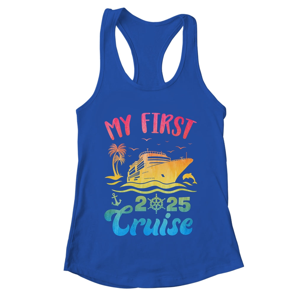 My First Cruise 2025 Vacation Matching Family Cruise Ship Shirt & Tank Top | teecentury