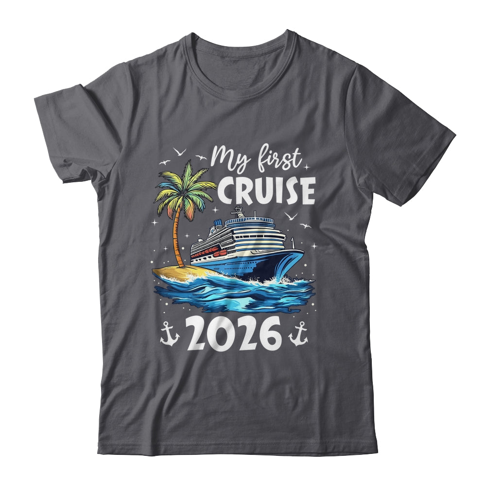 My First Cruise 2026 Funny First Time Cruise Vacation 2026 Shirt & Tank Top | teecentury