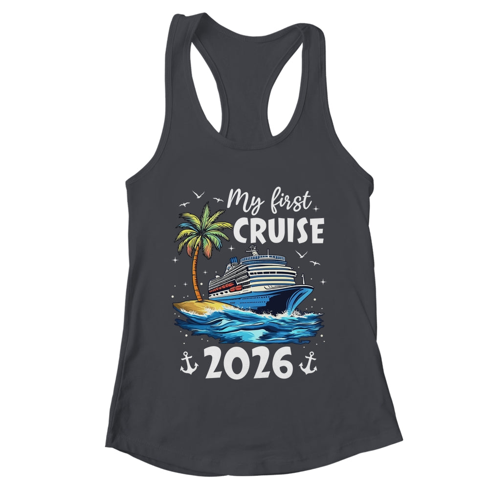My First Cruise 2026 Funny First Time Cruise Vacation 2026 Shirt & Tank Top | teecentury