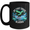 My First Cruise Alaska 2025 Northern Lights Cruisin Alaska Mug | teecentury