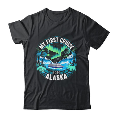 My First Cruise Alaska 2026 Northern Lights Cruisin Alaska Shirt & Hoodie | teecentury