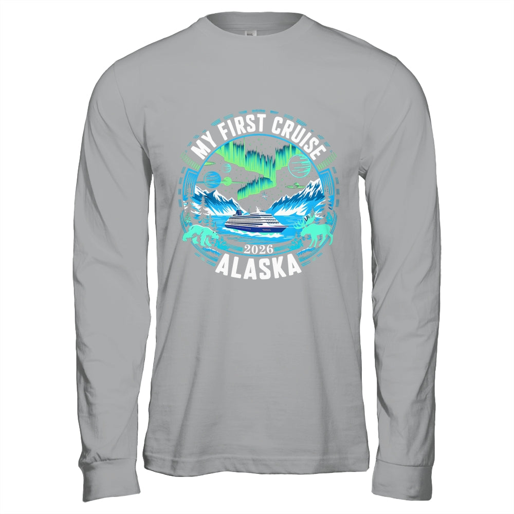 My First Cruise Alaska 2026 Northern Lights Cruisin Alaska Shirt & Hoodie | teecentury