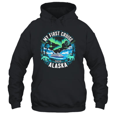 My First Cruise Alaska 2026 Northern Lights Cruisin Alaska Shirt & Hoodie | teecentury