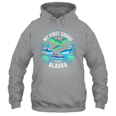 My First Cruise Alaska 2026 Northern Lights Cruisin Alaska Shirt & Hoodie | teecentury