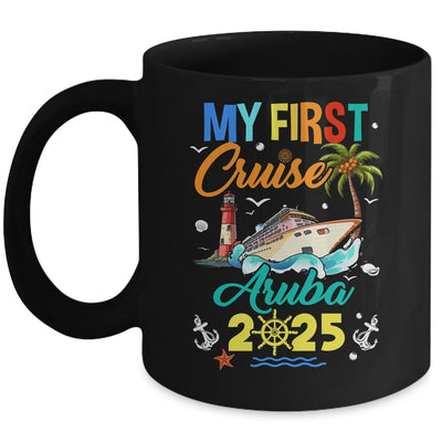 My First Cruise Aruba 2025 Family Matching Vacation Group Mug | teecentury