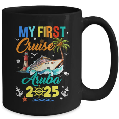 My First Cruise Aruba 2025 Family Matching Vacation Group Mug | teecentury