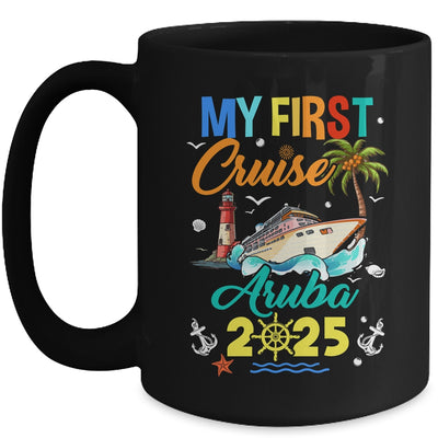 My First Cruise Aruba 2025 Family Matching Vacation Group Mug | teecentury