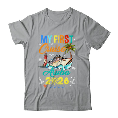 My First Cruise Aruba 2026 Family Matching Vacation Group Shirt & Tank Top | teecentury
