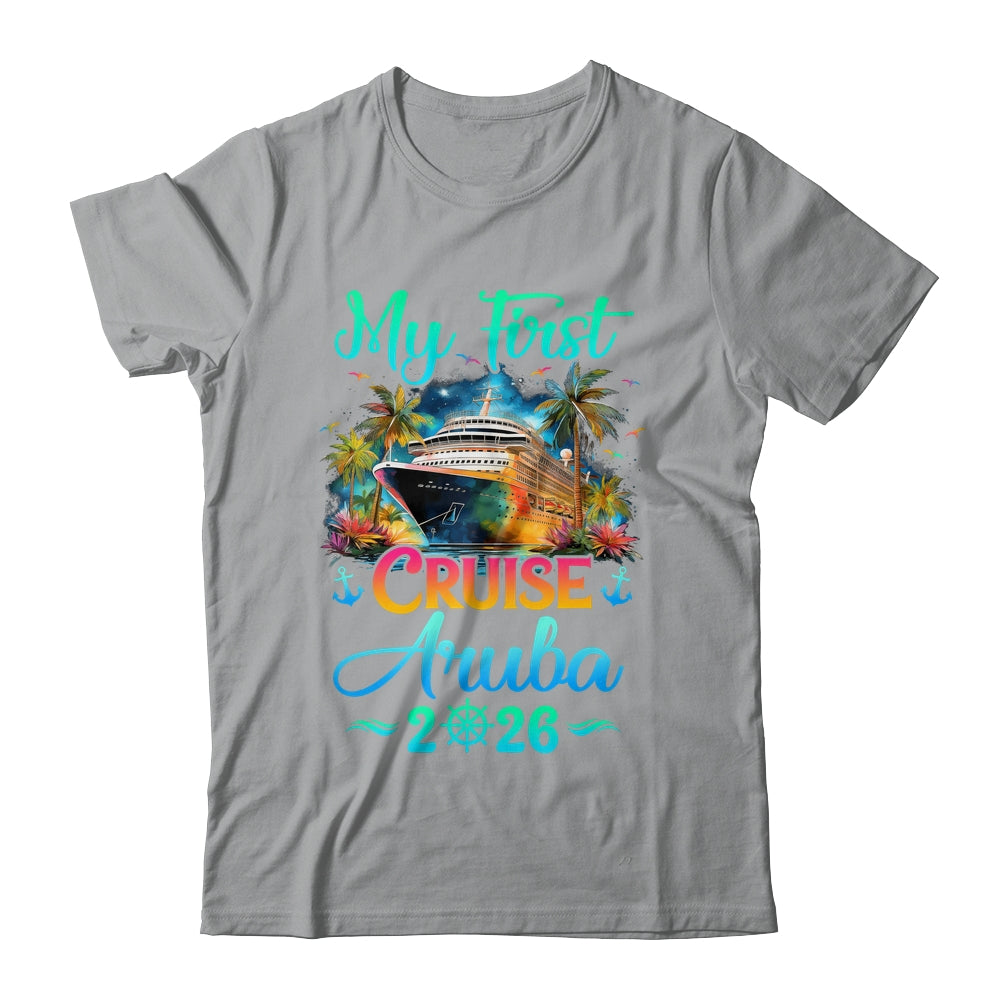 My First Cruise Aruba 2026 Family Trip Cruisin Together Shirt & Tank Top | teecentury
