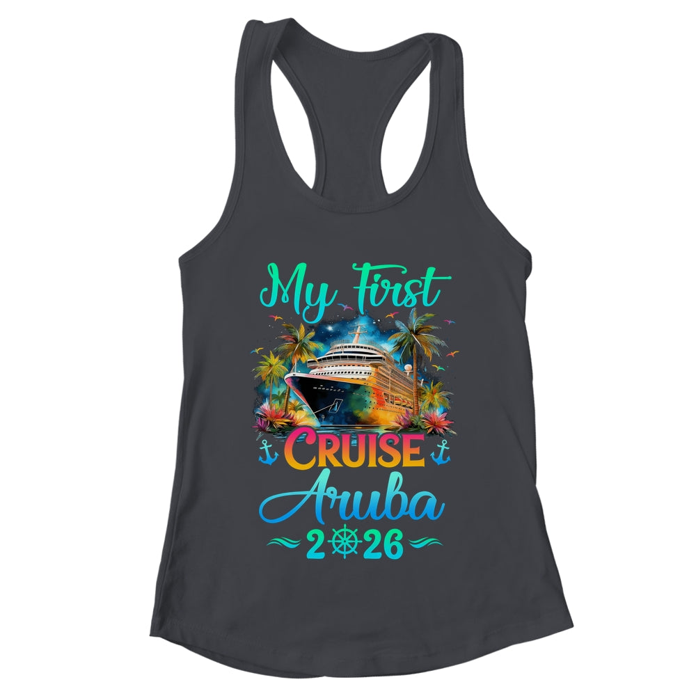 My First Cruise Aruba 2026 Family Trip Cruisin Together Shirt & Tank Top | teecentury