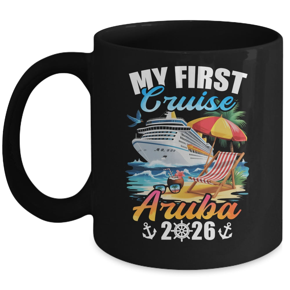My First Cruise Aruba 2026 Family Vacation Trip Matching Mug | teecentury