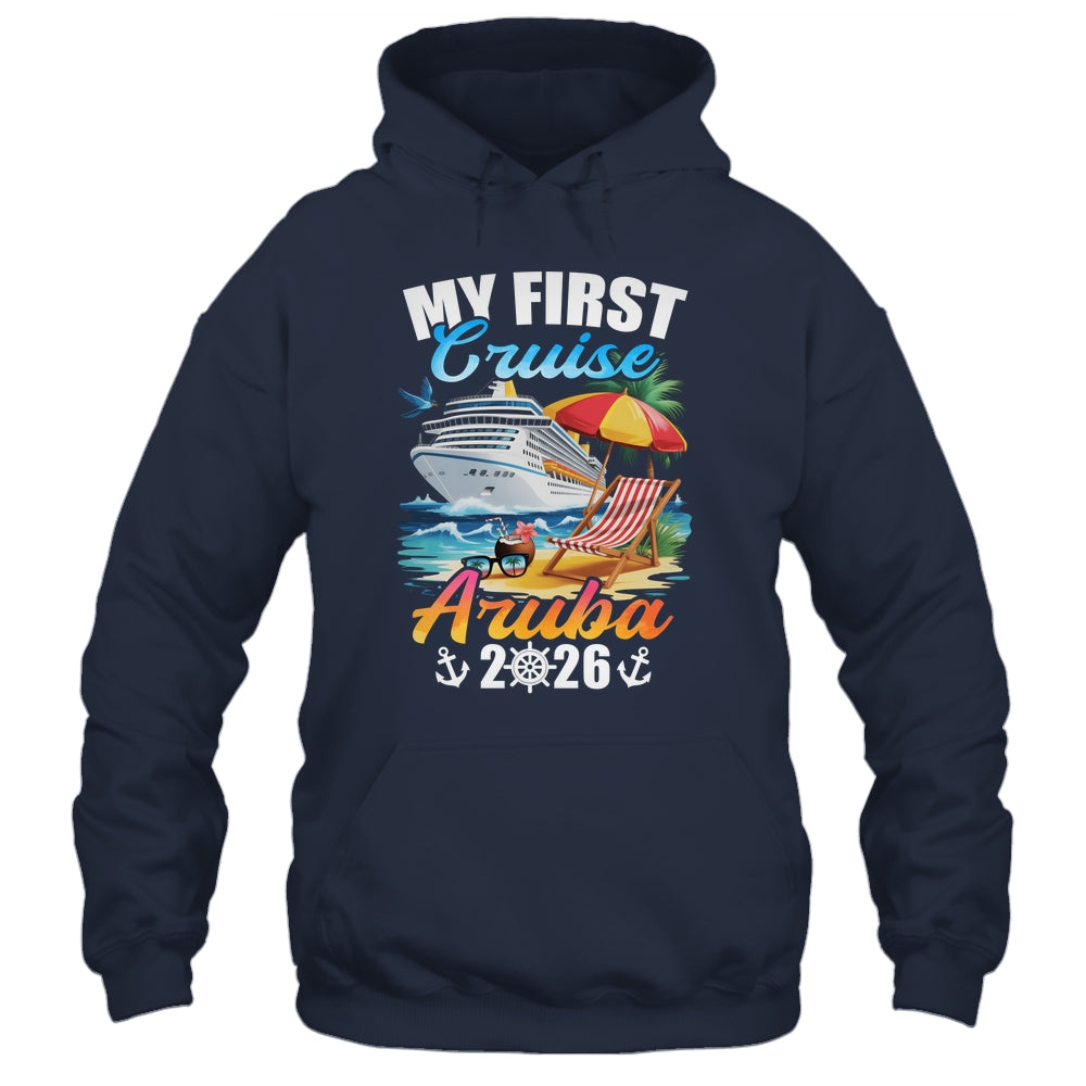 My First Cruise Aruba 2026 Family Vacation Trip Matching Shirt & Tank Top | teecentury