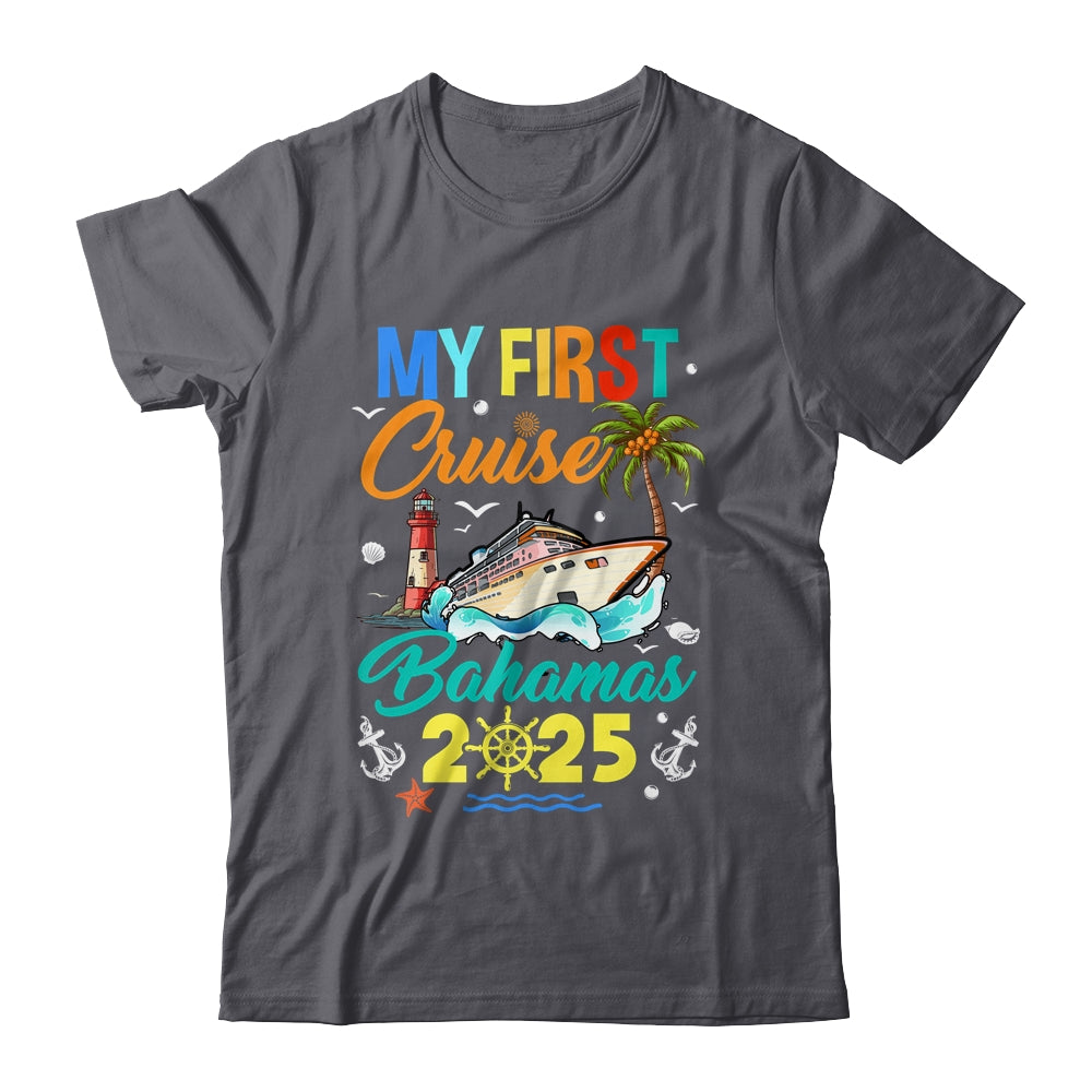 My First Cruise Bahamas 2025 Family Matching Vacation Group Shirt & Tank Top | teecentury