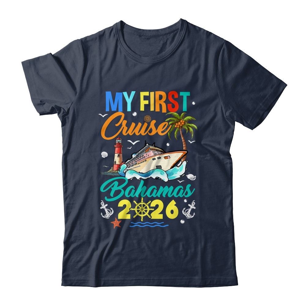My First Cruise Bahamas 2026 Family Matching Vacation Group Shirt & Tank Top | teecentury