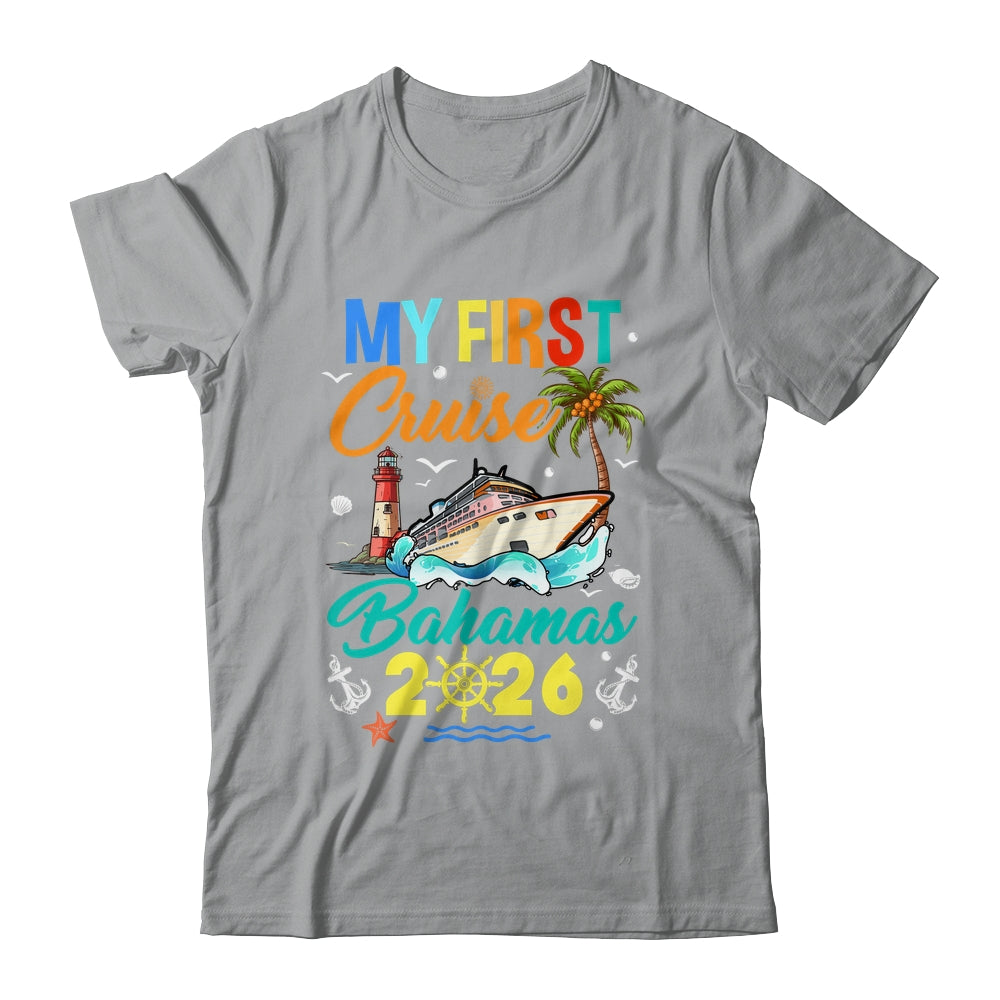 My First Cruise Bahamas 2026 Family Matching Vacation Group Shirt & Tank Top | teecentury