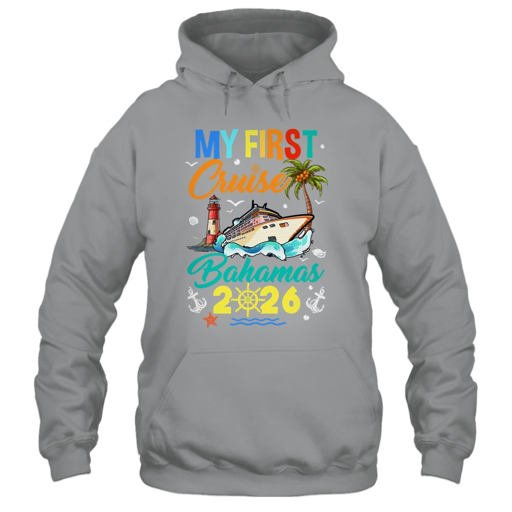 My First Cruise Bahamas 2026 Family Matching Vacation Group Shirt & Tank Top | teecentury