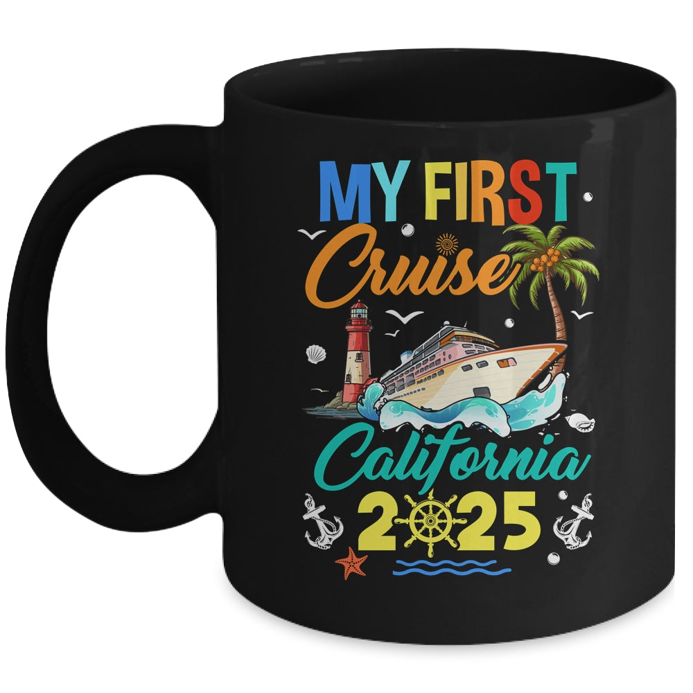 My First Cruise California 2025 Family Matching Vacation Group Mug | teecentury