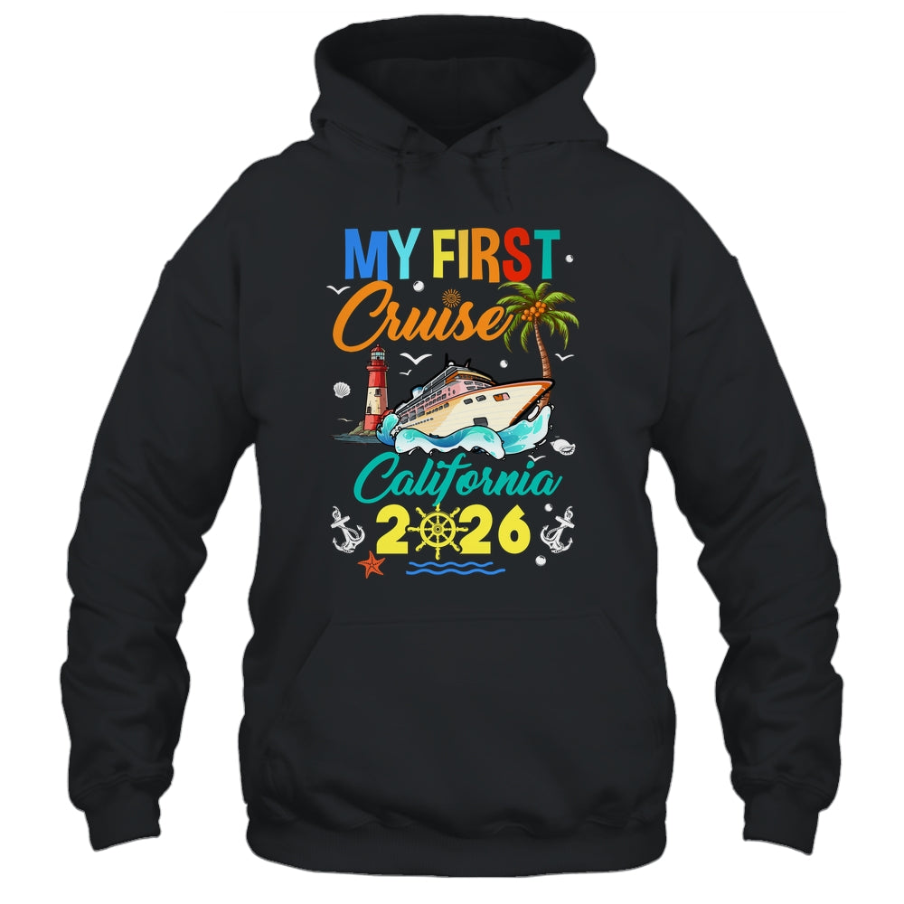 My First Cruise California 2026 Family Matching Vacation Group Shirt & Tank Top | teecentury