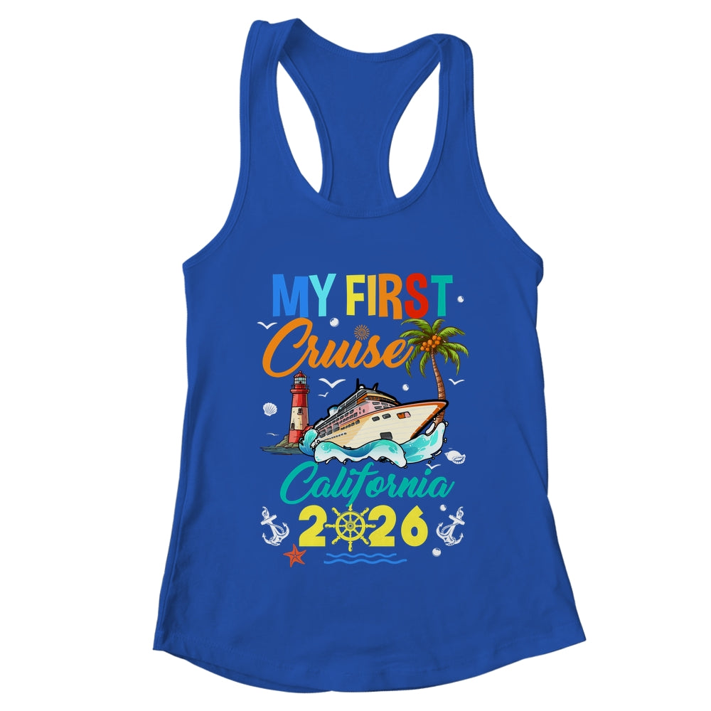 My First Cruise California 2026 Family Matching Vacation Group Shirt & Tank Top | teecentury