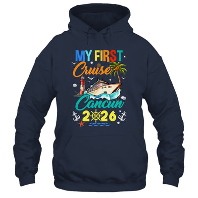 My First Cruise Cancun 2026 Family Matching Vacation Group Shirt & Tank Top | teecentury