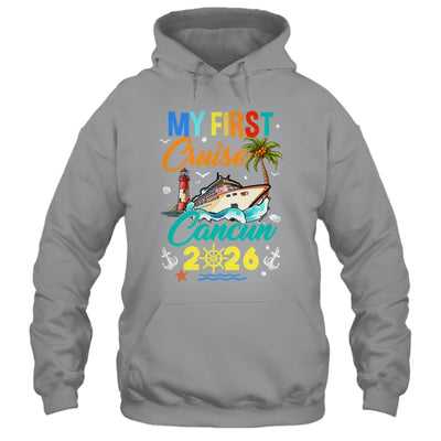 My First Cruise Cancun 2026 Family Matching Vacation Group Shirt & Tank Top | teecentury