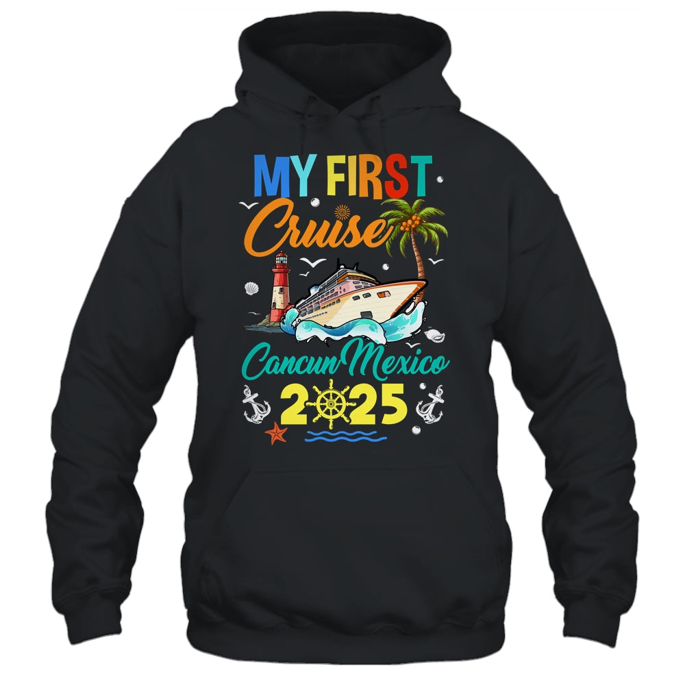 My First Cruise Cancun Mexico 2025 Family Matching Vacation Group Shirt & Tank Top | teecentury
