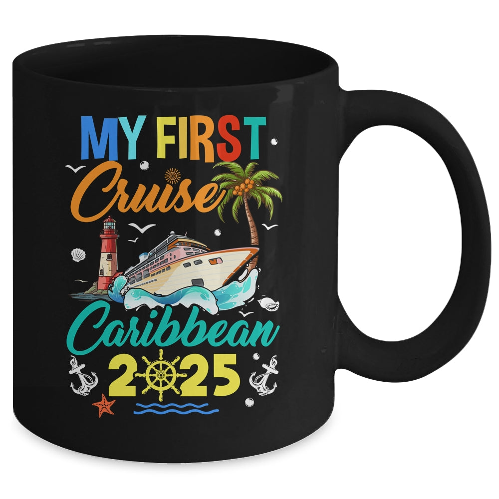 My First Cruise Caribbean 2025 Family Matching Vacation Group Mug | teecentury