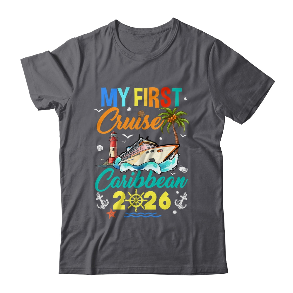 My First Cruise Caribbean 2026 Family Matching Vacation Group Shirt & Tank Top | teecentury