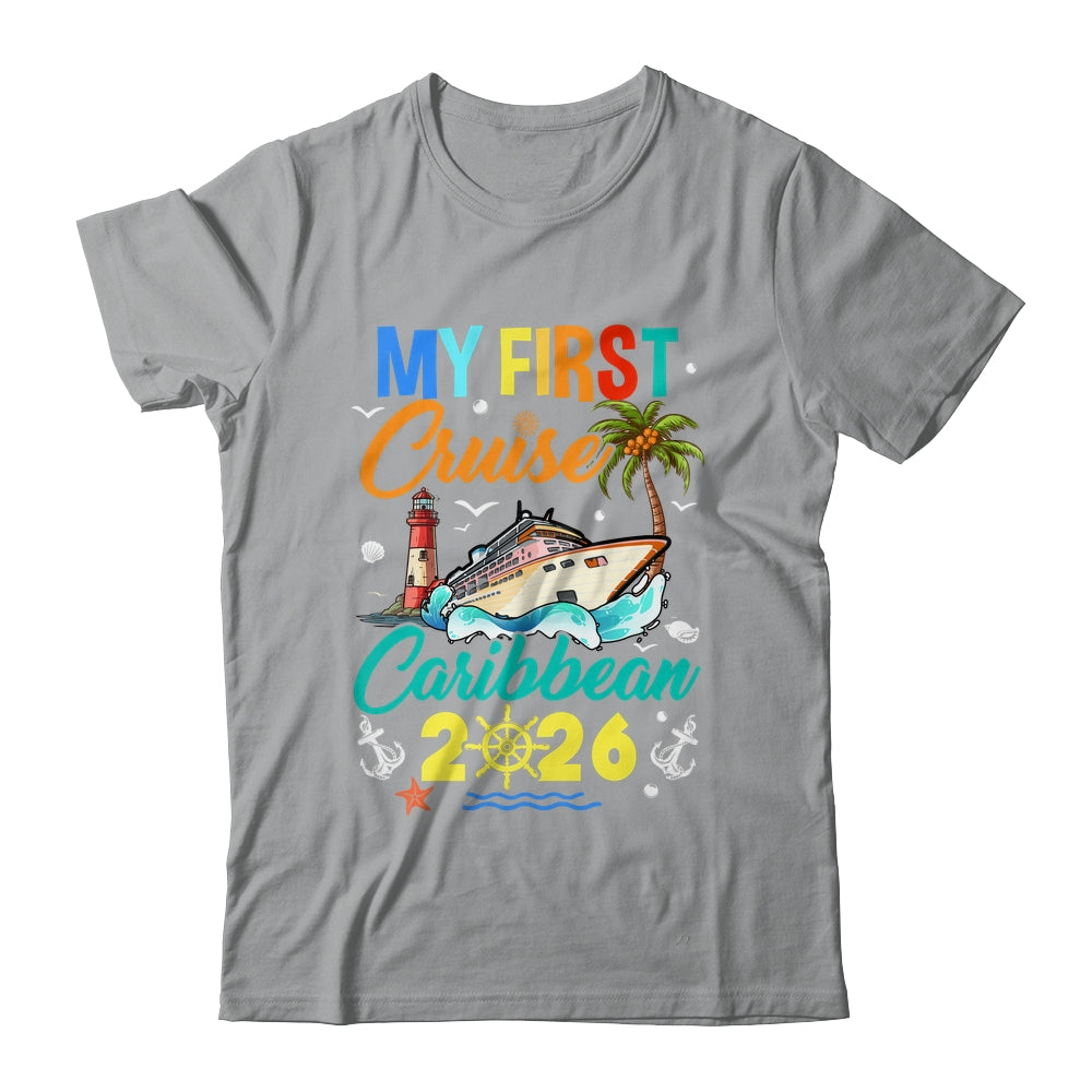 My First Cruise Caribbean 2026 Family Matching Vacation Group Shirt & Tank Top | teecentury