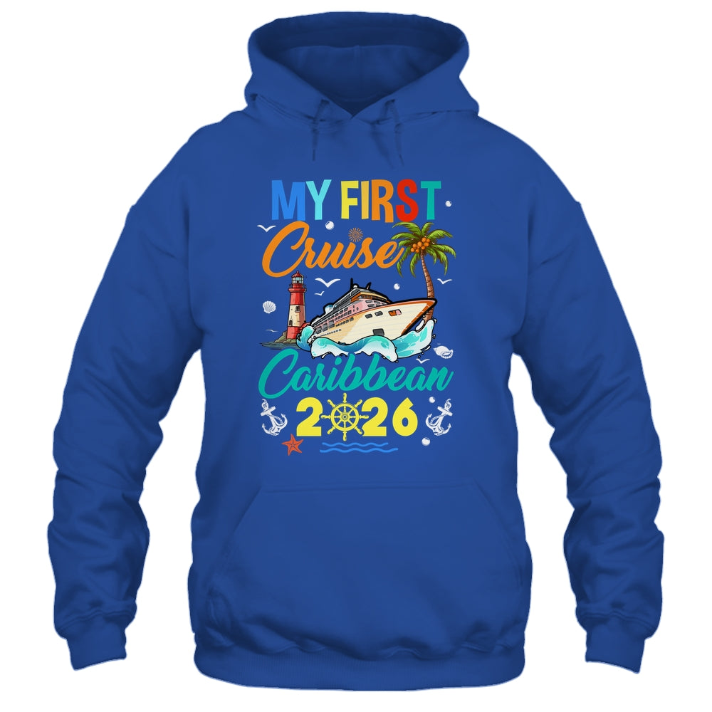 My First Cruise Caribbean 2026 Family Matching Vacation Group Shirt & Tank Top | teecentury
