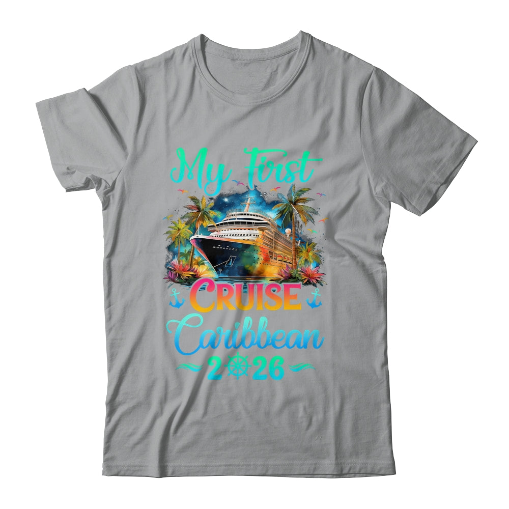 My First Cruise Caribbean 2026 Family Trip Cruisin Together Shirt & Tank Top | teecentury