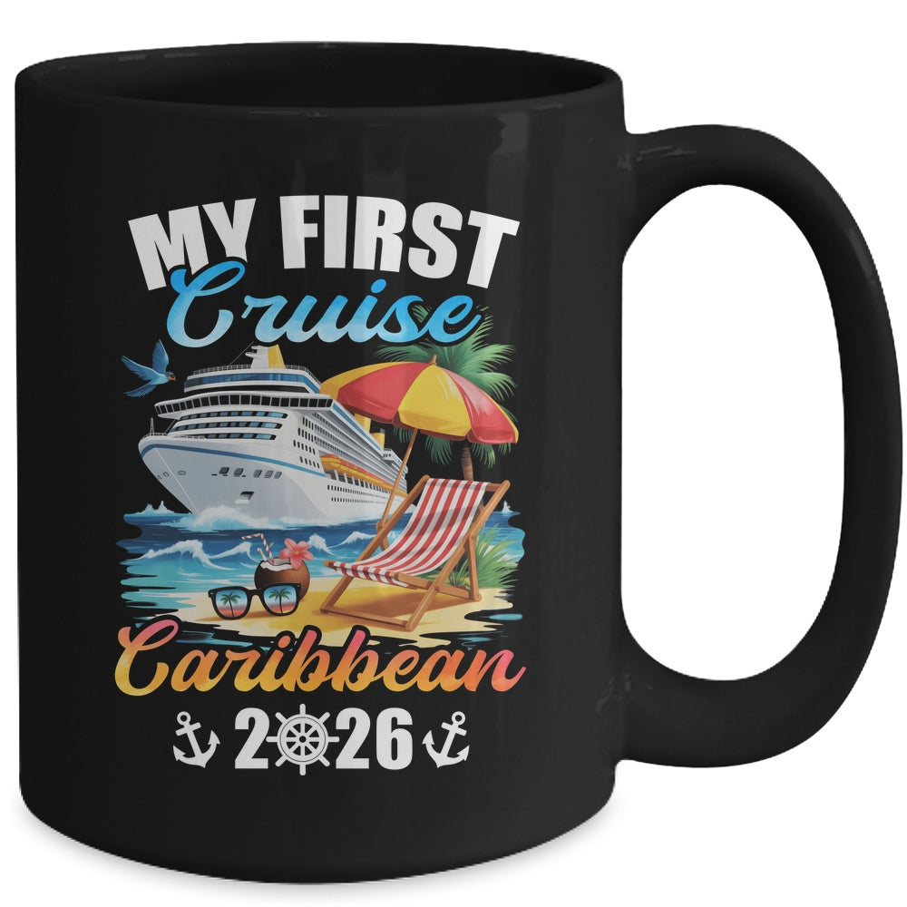 My First Cruise Caribbean 2026 Family Vacation Trip Matching Mug | teecentury