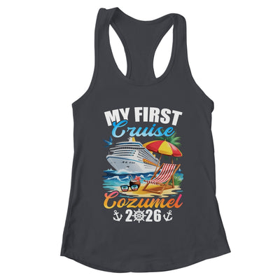 My First Cruise Cozumel 2026 Family Vacation Trip Matching Shirt & Tank Top | teecentury