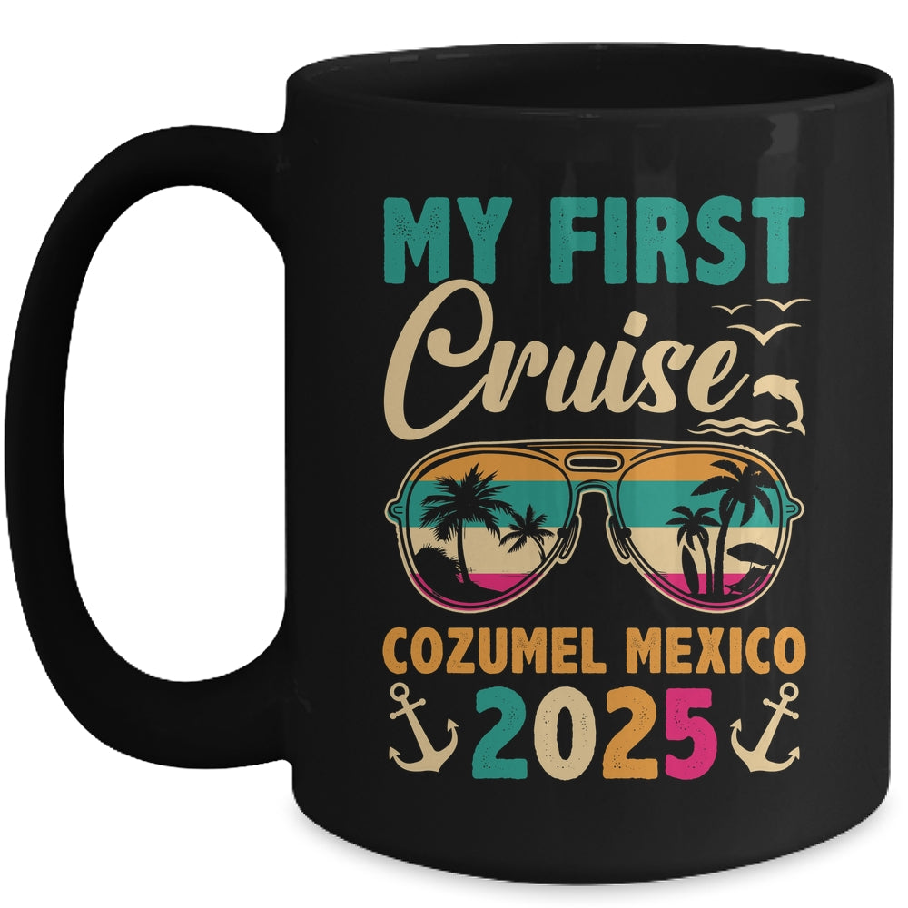 My First Cruise Cozumel Mexico 2025 Family Vacation Travel Mug | teecentury