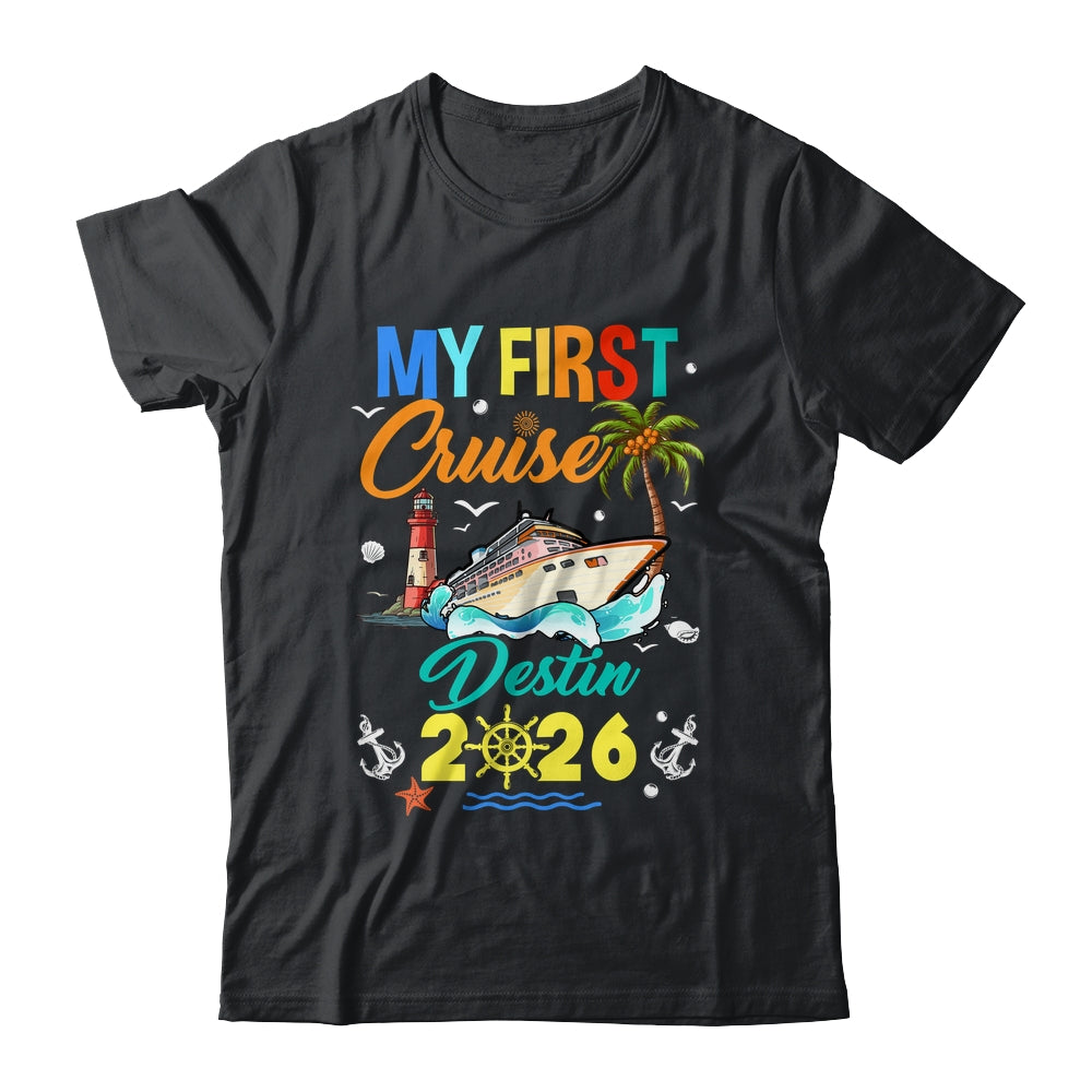 My First Cruise Destin 2026 Family Matching Vacation Group Shirt & Tank Top | teecentury