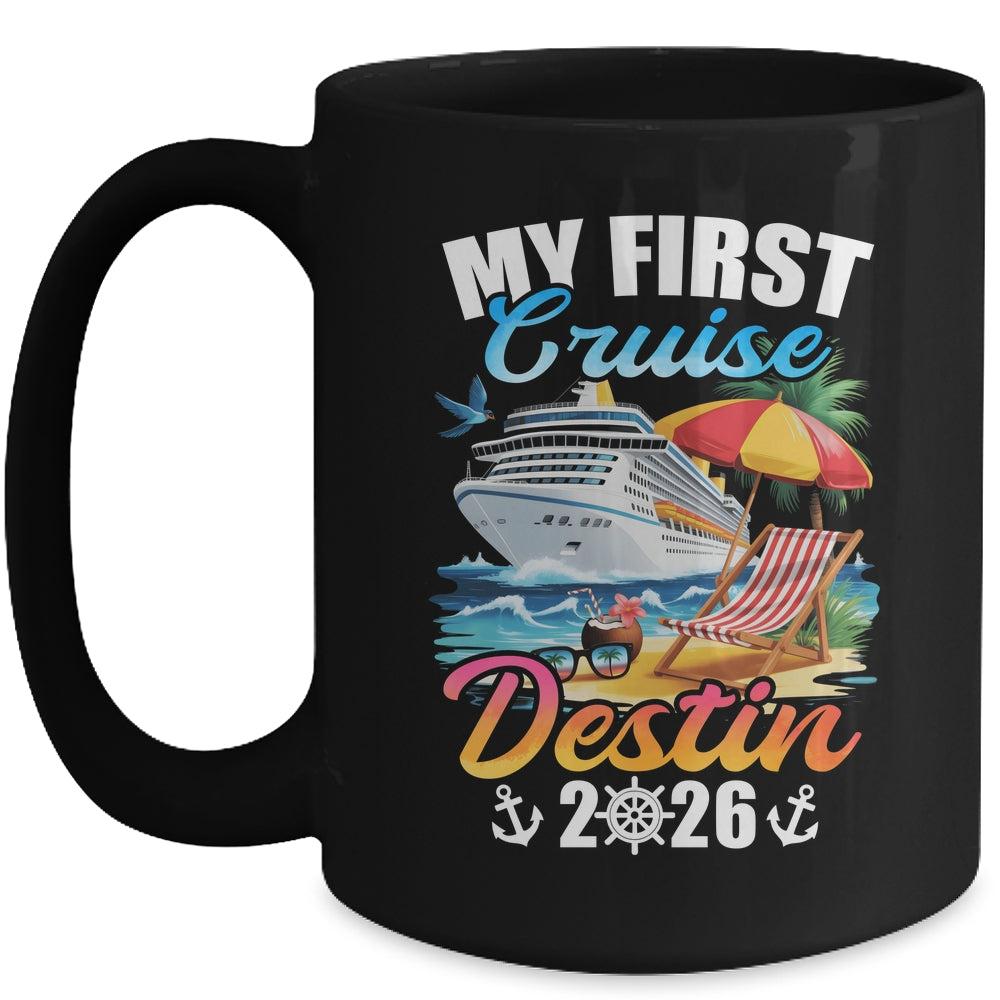 My First Cruise Destin 2026 Family Vacation Trip Matching Mug | teecentury
