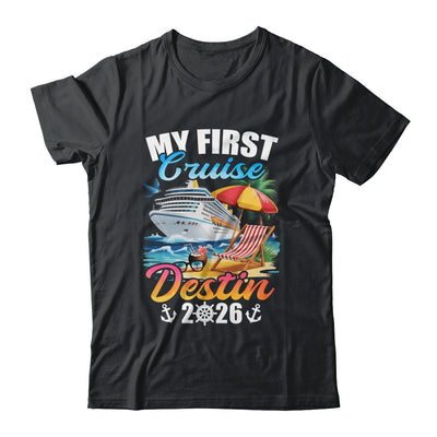 My First Cruise Destin 2026 Family Vacation Trip Matching Shirt & Tank Top | teecentury