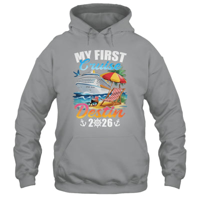 My First Cruise Destin 2026 Family Vacation Trip Matching Shirt & Tank Top | teecentury