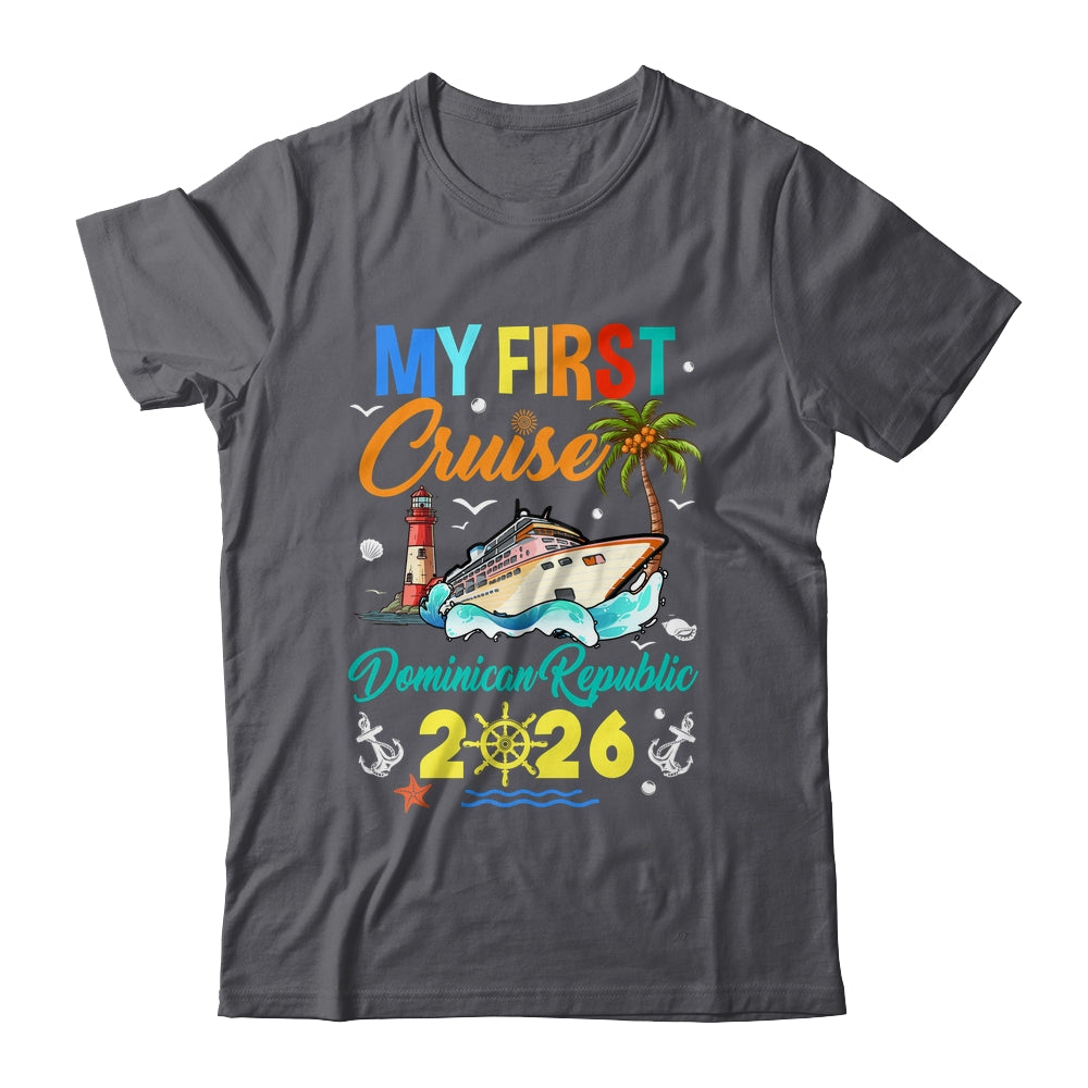 My First Cruise Dominican Republic 2026 Family Matching Vacation Group Shirt & Tank Top | teecentury