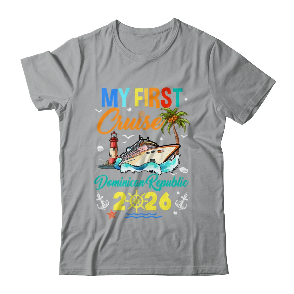 My First Cruise Dominican Republic 2026 Family Matching Vacation Group Shirt & Tank Top | teecentury